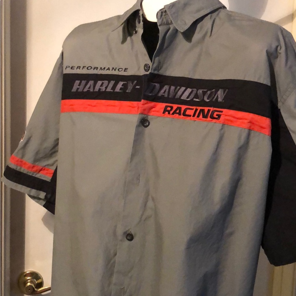 Harley Davidson button up shirt